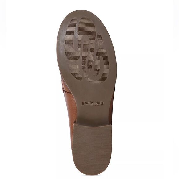 GENTLE SOULS JANELLA Slip-On Flats Black Leather Women’s Size 8 shoes, slip on - Picture 7 of 15